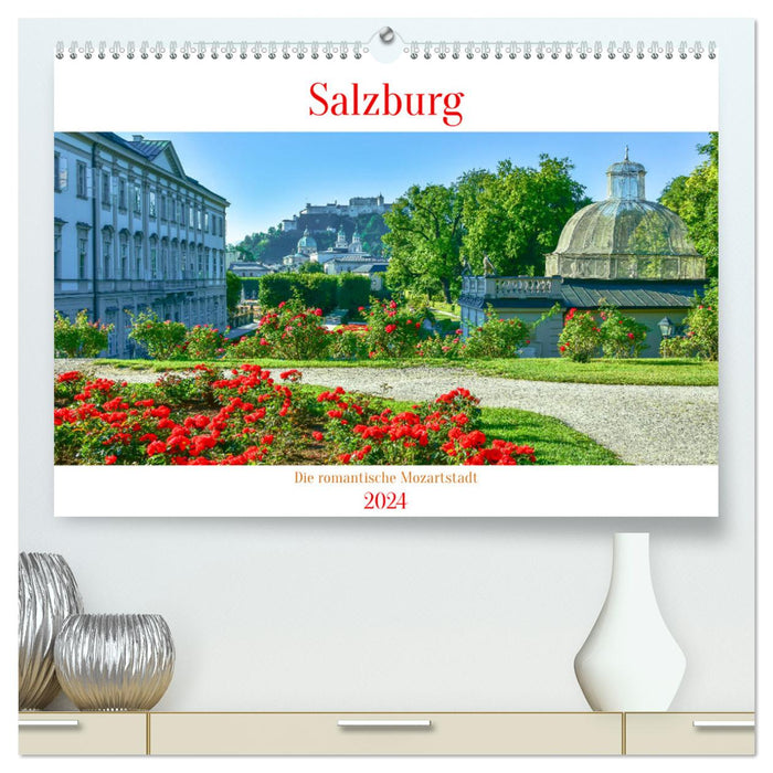 Salzburg - Die romantische Mozartstadt (CALVENDO Premium Wandkalender 2024)