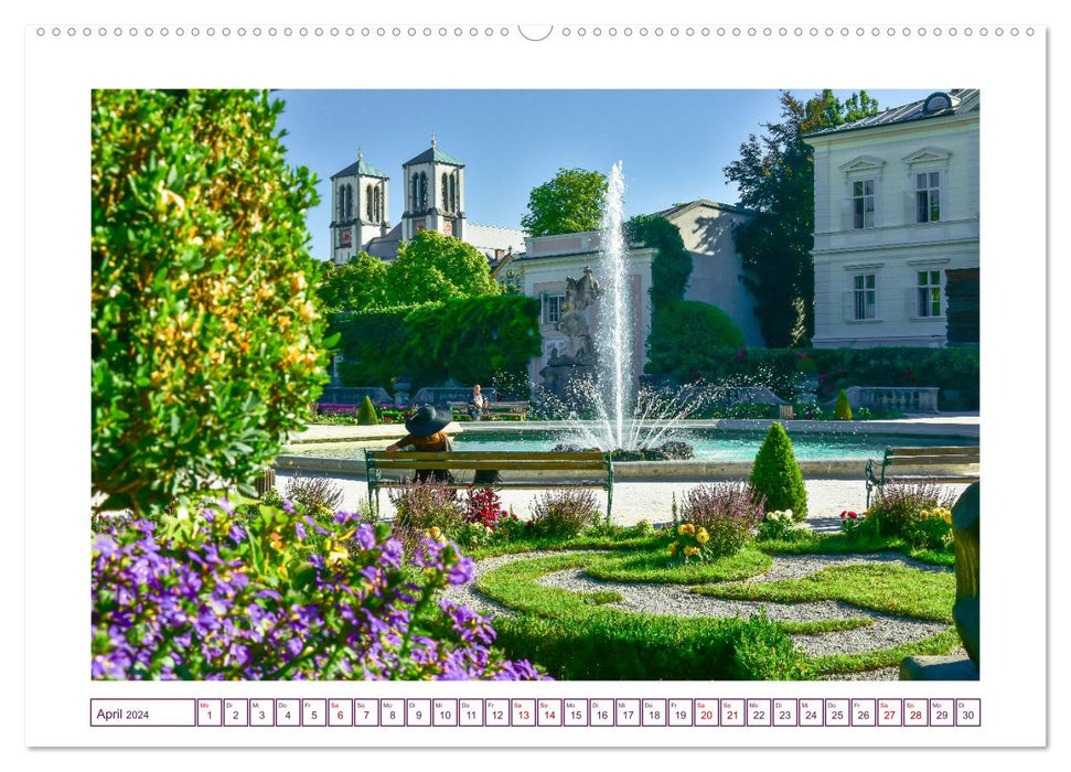 Salzburg - Die romantische Mozartstadt (CALVENDO Premium Wandkalender 2024)
