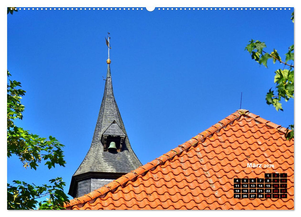 Krummendeich - Idylle de village sur l'Elbe (calendrier mural CALVENDO 2024) 