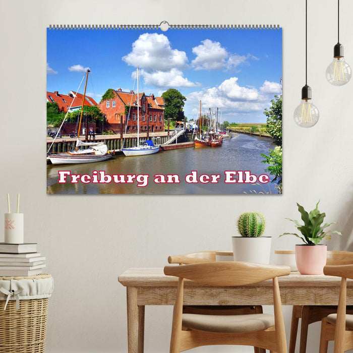 Fribourg sur l'Elbe (calendrier mural CALVENDO 2024) 
