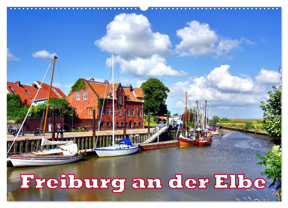Fribourg sur l'Elbe (calendrier mural CALVENDO 2024) 