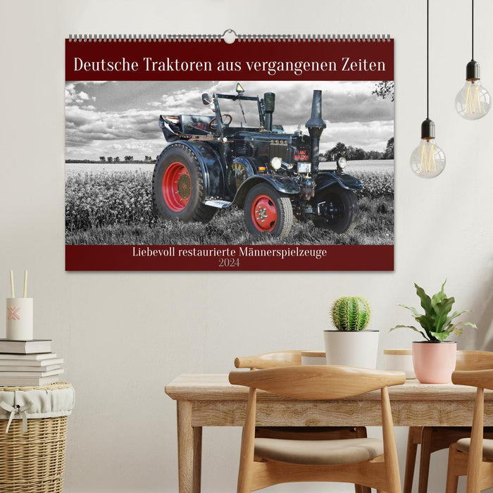 Tracteurs allemands d'autrefois (calendrier mural CALVENDO 2024) 