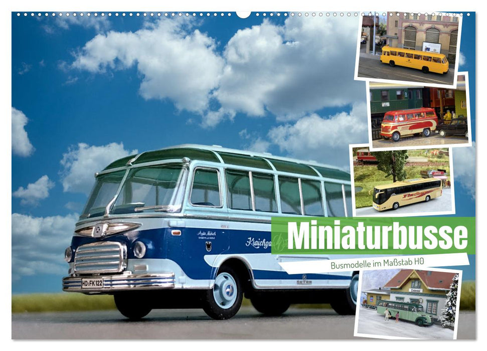 Bus miniatures (calendrier mural CALVENDO 2024) 