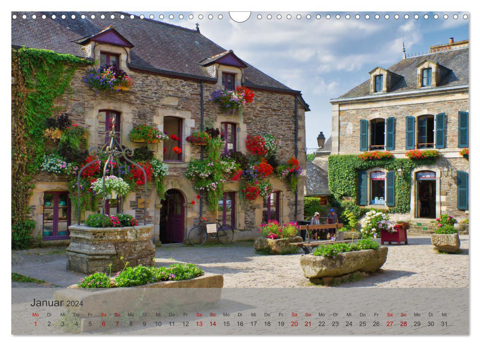Westliche Bretagne (CALVENDO Wandkalender 2024)