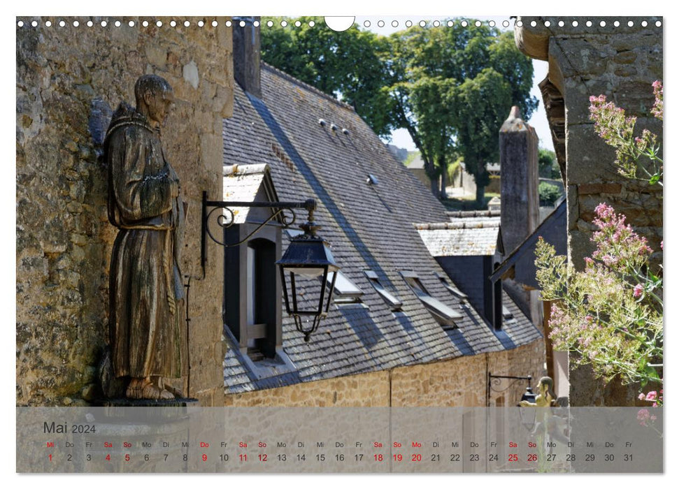Westliche Bretagne (CALVENDO Wandkalender 2024)