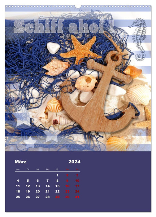 Cadeaux de la mer (Calendrier mural CALVENDO 2024) 