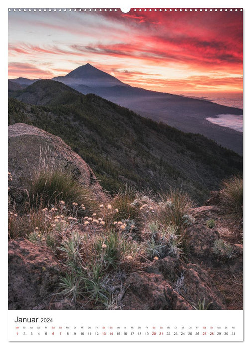 Teneriffa - Die Trauminsel (CALVENDO Premium Wandkalender 2024)