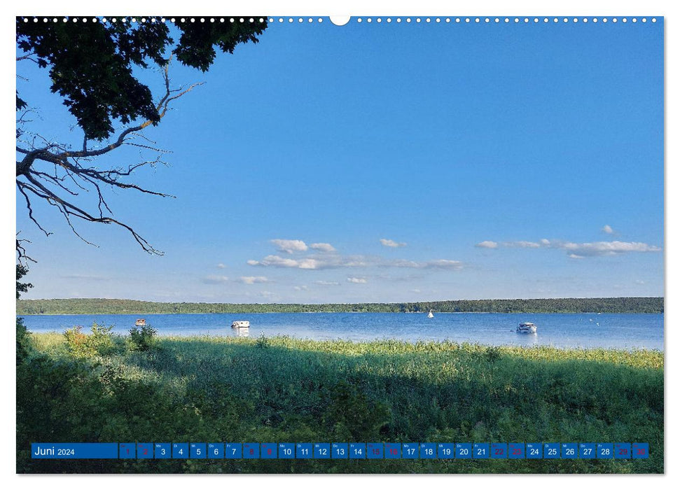 Brandebourg – Autour du lac Schwielowsee (Calvendo Premium Wall Calendar 2024) 