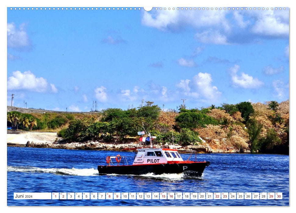 CUBA PILOT - bateaux-pilotes en utilisation à La Havane (calendrier mural CALVENDO 2024) 