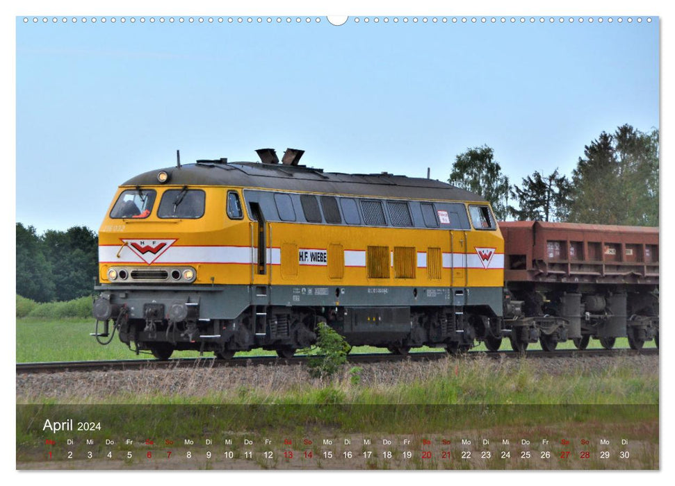 Diesel locomotives (CALVENDO wall calendar 2024) 