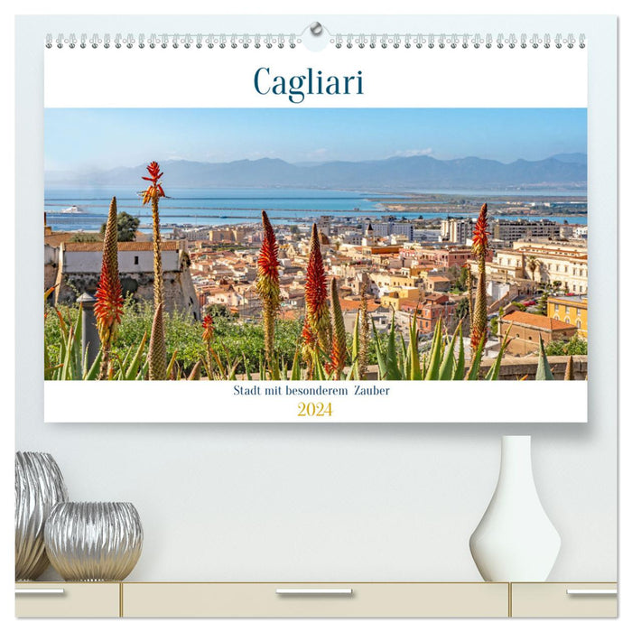 Cagliari - city with a special magic (CALVENDO Premium Wall Calendar 2024) 