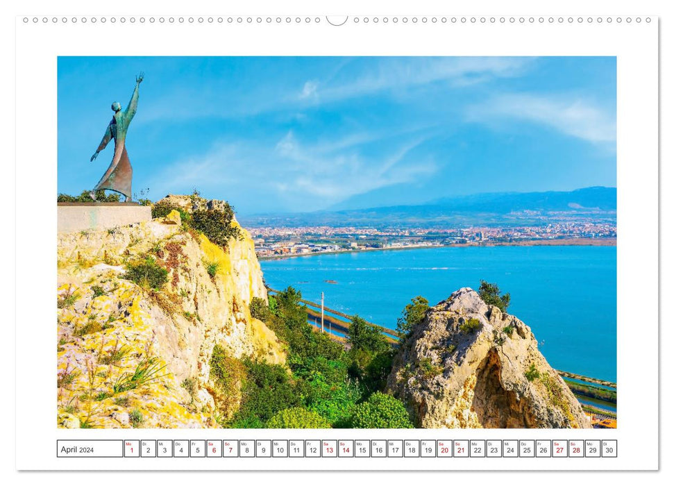 Cagliari - city with a special magic (CALVENDO Premium Wall Calendar 2024) 