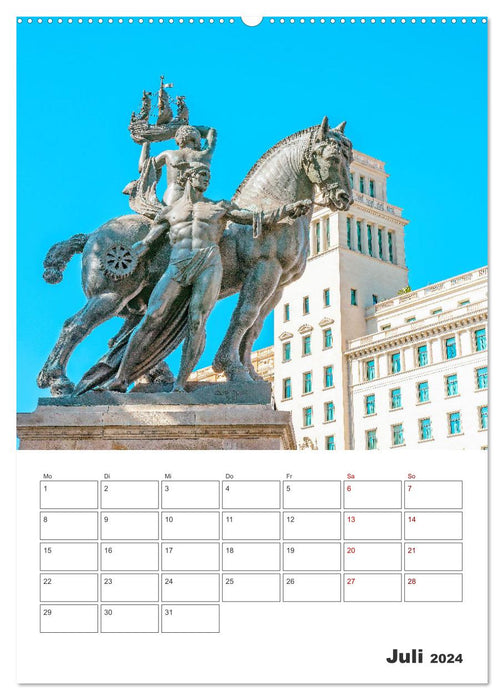 Barcelona - Urlaubsplaner (CALVENDO Premium Wandkalender 2024)