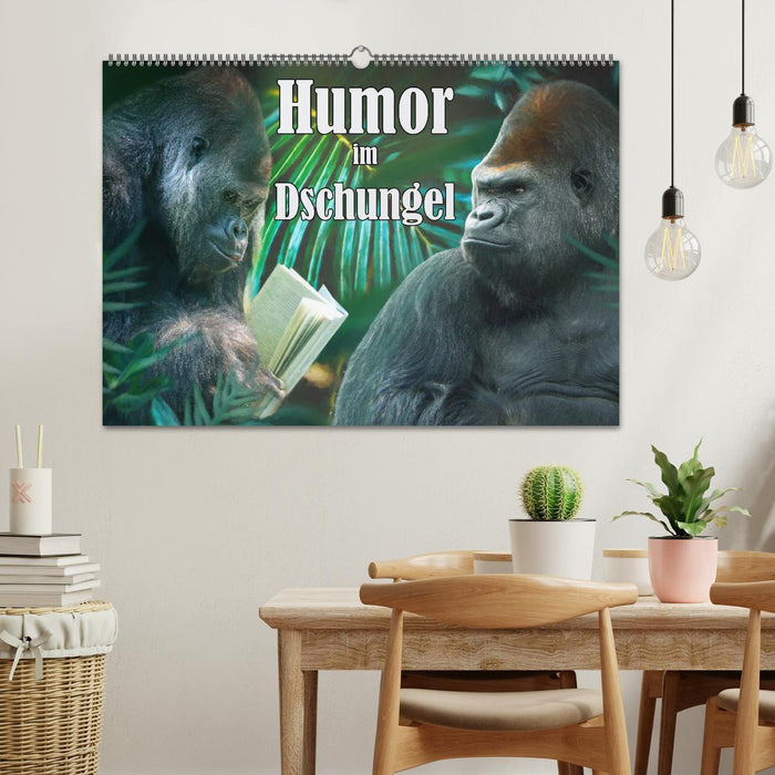 Humor im Dschungel (CALVENDO Wandkalender 2024)
