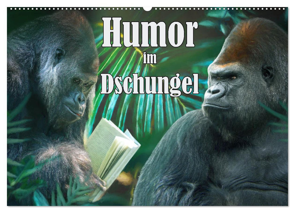 Humor im Dschungel (CALVENDO Wandkalender 2024)
