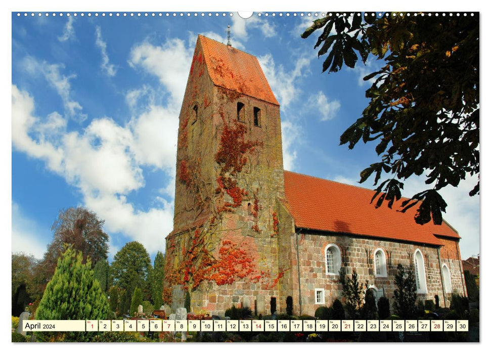 Picture book village Wiefelstede (CALVENDO Premium Wall Calendar 2024) 