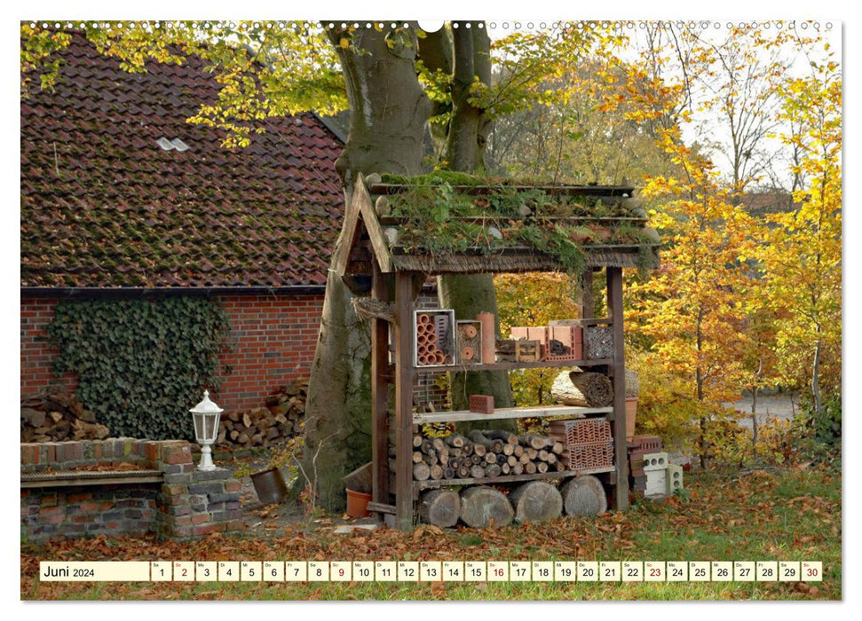 Picture book village Wiefelstede (CALVENDO Premium Wall Calendar 2024) 