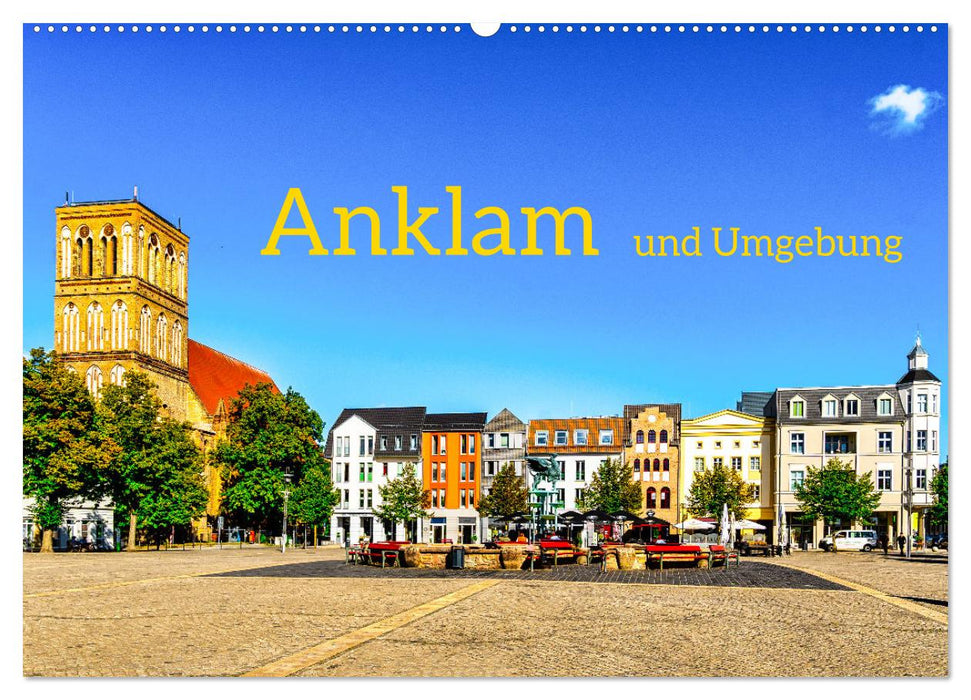 Anklam and surroundings (CALVENDO wall calendar 2024) 