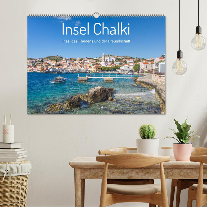 Insel Chalki (CALVENDO Wandkalender 2024)