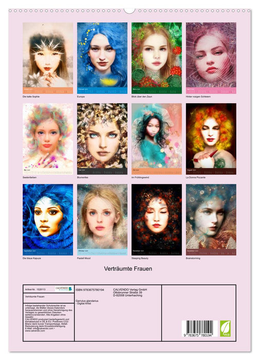 Dreamy Women (CALVENDO Premium Wall Calendar 2024) 