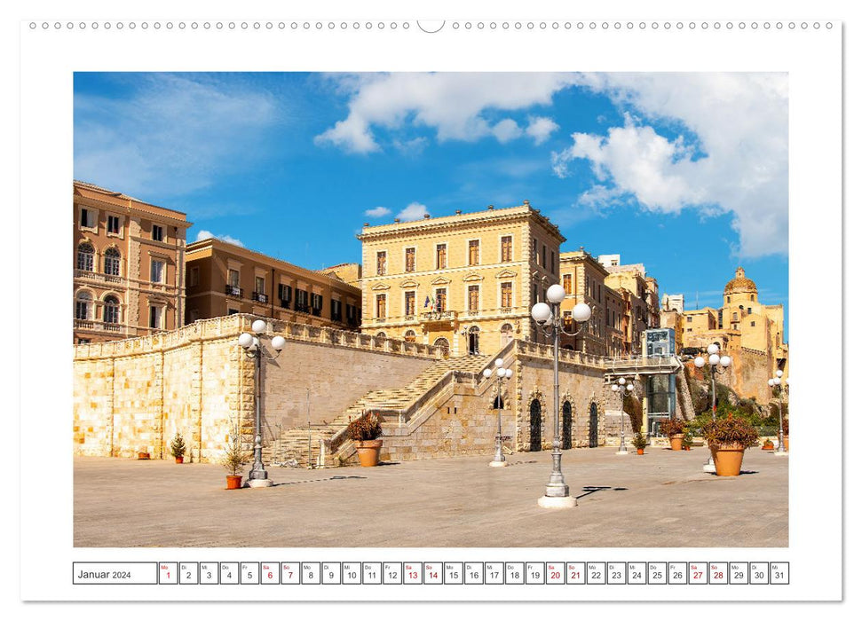 Cagliari - city with a special magic (CALVENDO wall calendar 2024) 