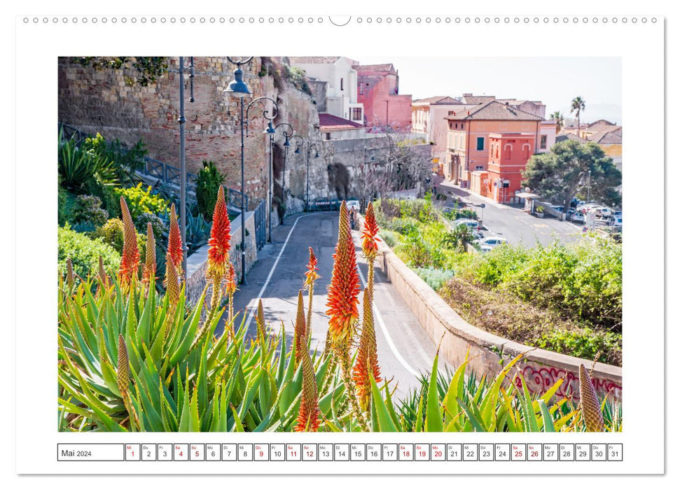 Cagliari - city with a special magic (CALVENDO wall calendar 2024) 