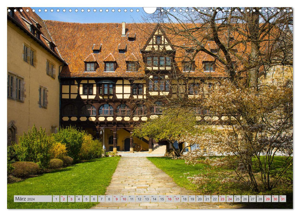 Franconian Pearl Coburg by Evelyn Taubert (CALVENDO wall calendar 2024) 