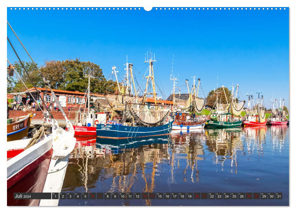 Greetsiel and Umzu (CALVENDO Premium Wall Calendar 2024) 