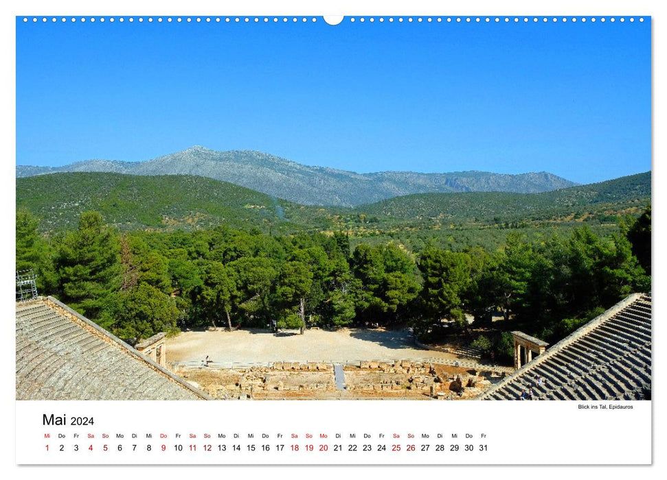 Reise nach Athen (CALVENDO Premium Wandkalender 2024)