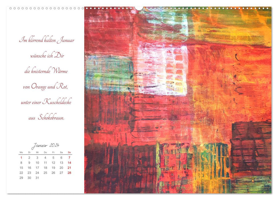 Farbwünsche für Dich (CALVENDO Premium Wandkalender 2024)