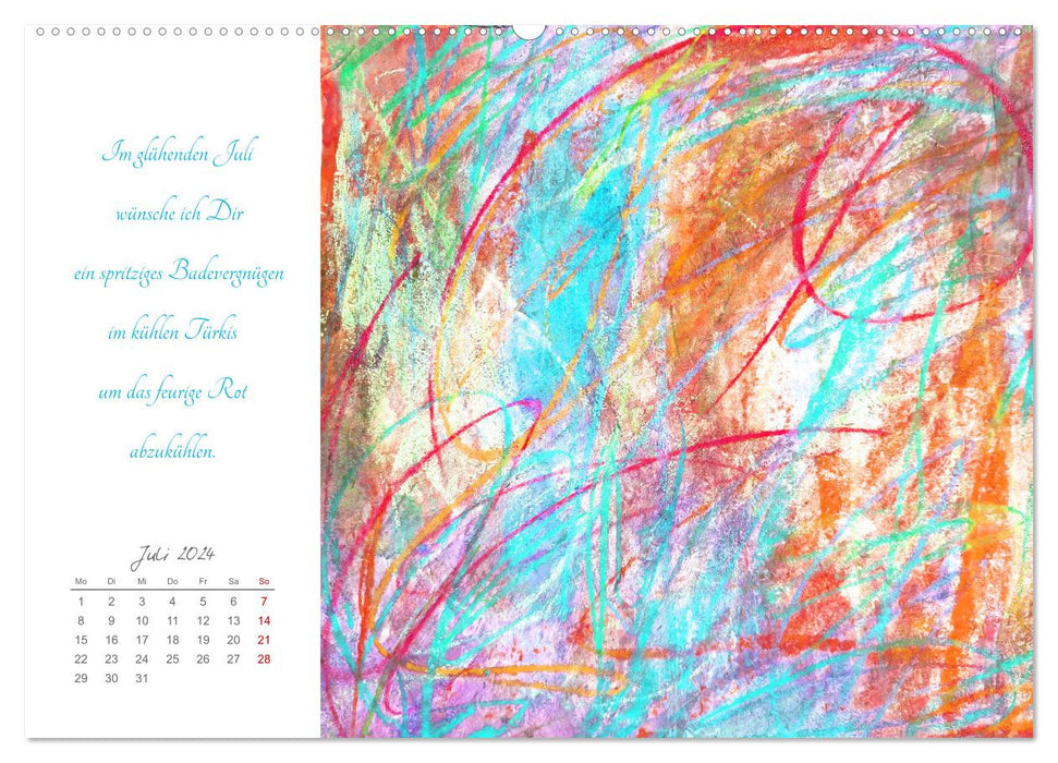 Farbwünsche für Dich (CALVENDO Premium Wandkalender 2024)
