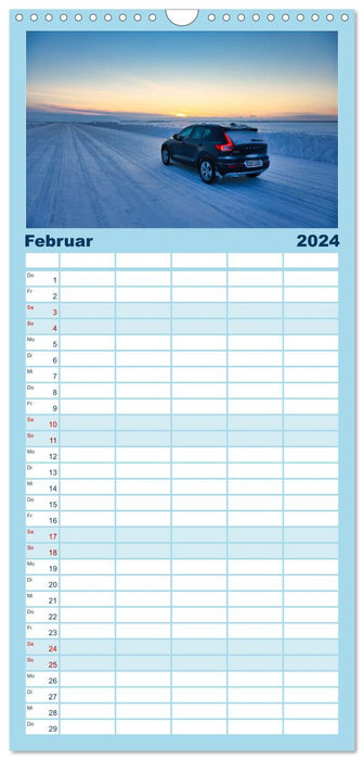 Lulea - Wintertraum in Schwedisch Lappland (CALVENDO Familienplaner 2024)