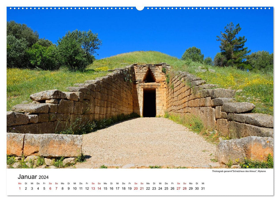 Voyage à Athènes (Calendrier mural CALVENDO 2024) 