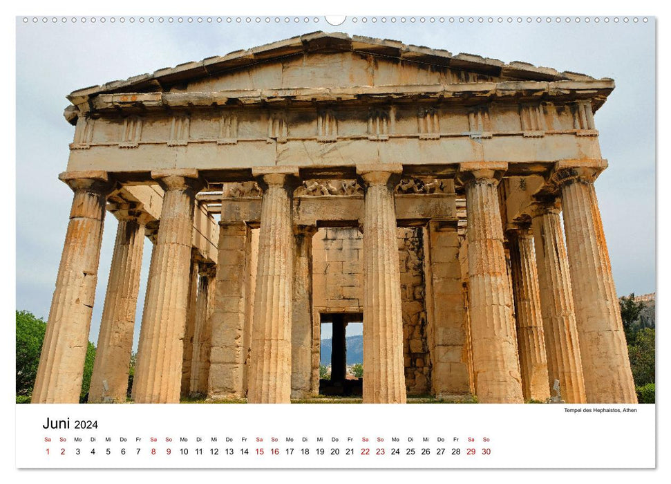 Reise nach Athen (CALVENDO Wandkalender 2024)