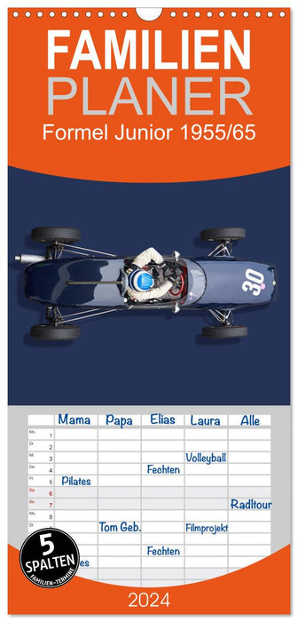 Legenden des Rennsports - Formel Junior 1955-1965 (CALVENDO Familienplaner 2024)