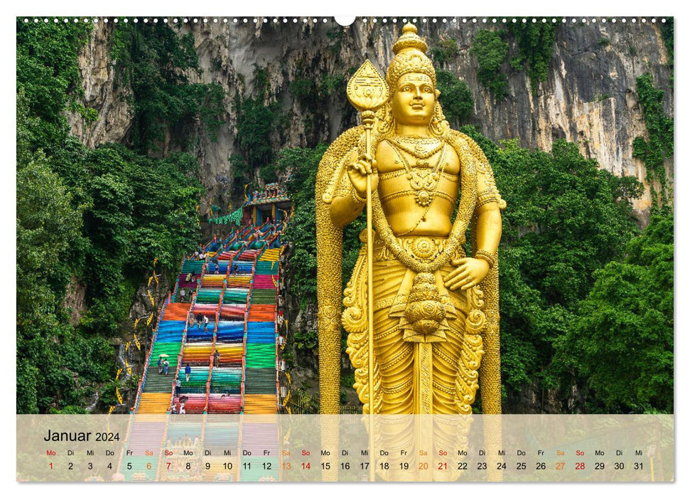 Malaisie – Le cœur de l'Asie du Sud-Est (Calvendo Premium Wall Calendar 2024) 