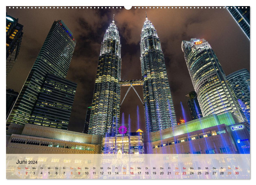 Malaisie – Le cœur de l'Asie du Sud-Est (Calvendo Premium Wall Calendar 2024) 