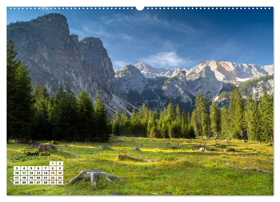 Mountain peaks of the Dolomites (CALVENDO Premium Wall Calendar 2024) 