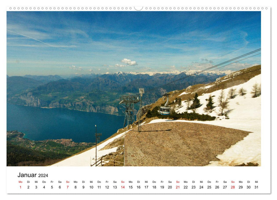 Lac de Garde - Les plus beaux moments sur le lac de Garde (Calendrier mural CALVENDO Premium 2024) 