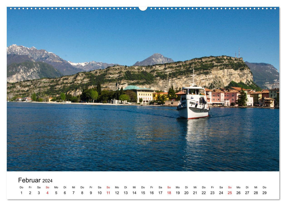 Lac de Garde - Les plus beaux moments sur le lac de Garde (Calendrier mural CALVENDO Premium 2024) 