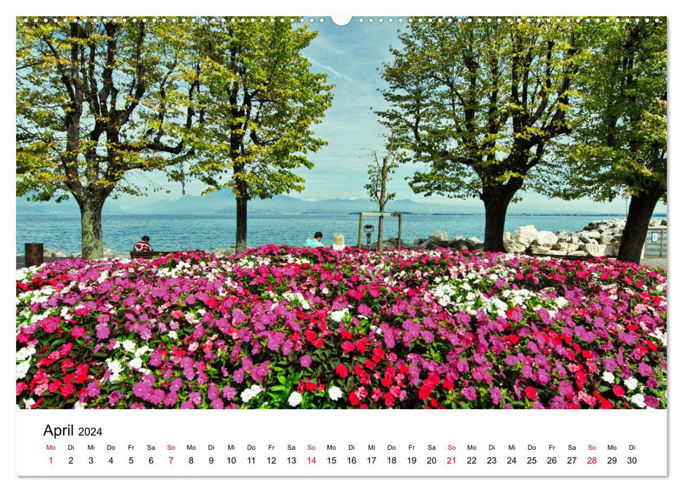 Lac de Garde - Les plus beaux moments sur le lac de Garde (Calendrier mural CALVENDO Premium 2024) 