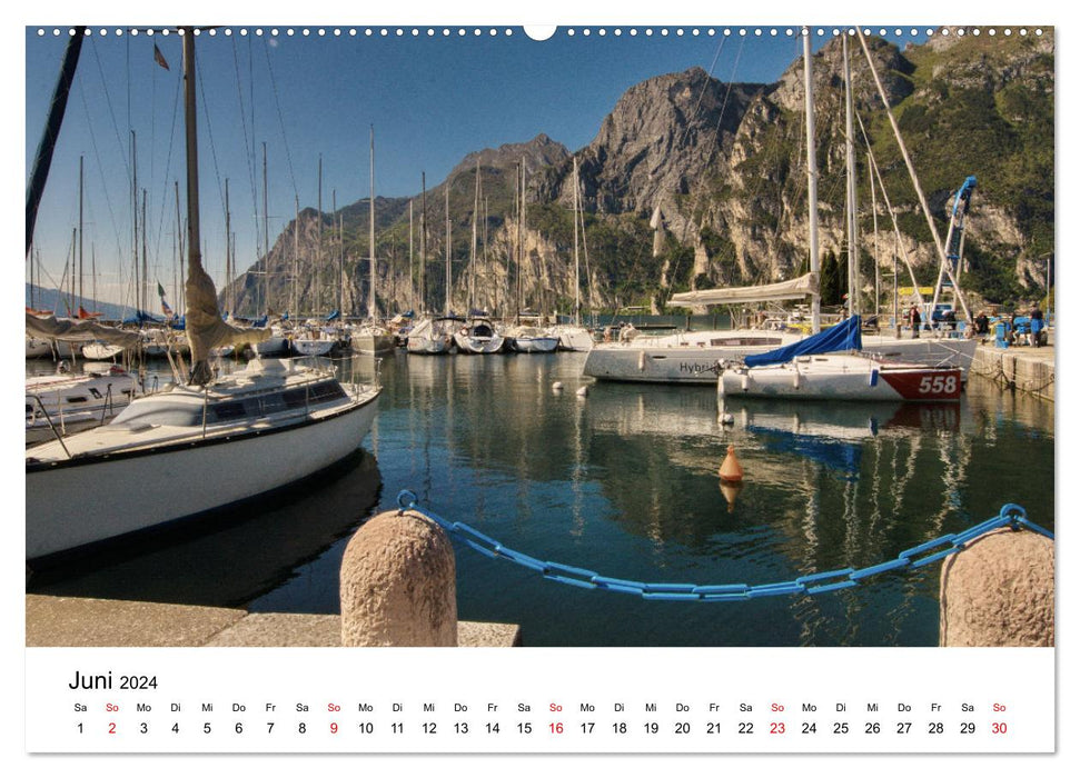 Lac de Garde - Les plus beaux moments sur le lac de Garde (Calendrier mural CALVENDO Premium 2024) 