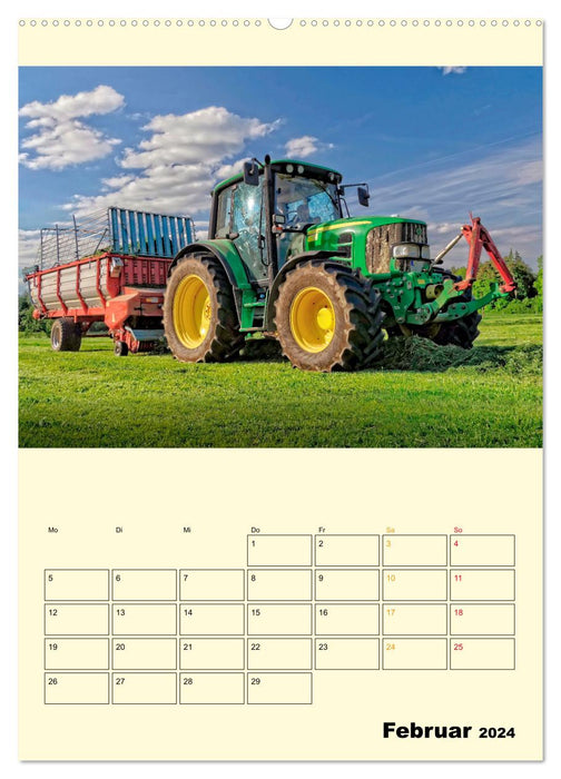 Tractor Giants (CALVENDO Premium Wall Calendar 2024) 