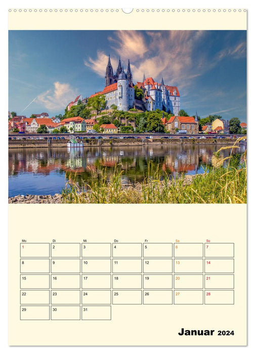 Ma Saxe (Calendrier mural CALVENDO Premium 2024) 