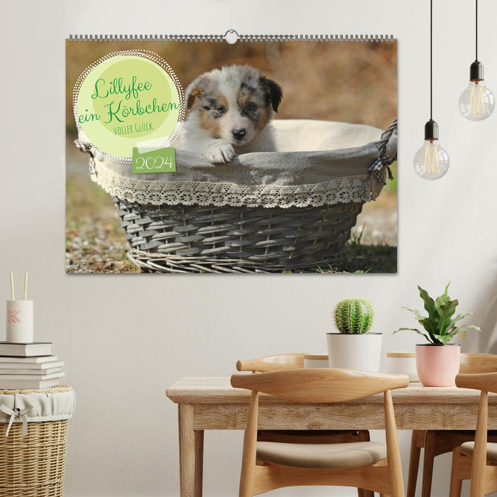 Lillyfee and a basket full of happiness (CALVENDO wall calendar 2024) 