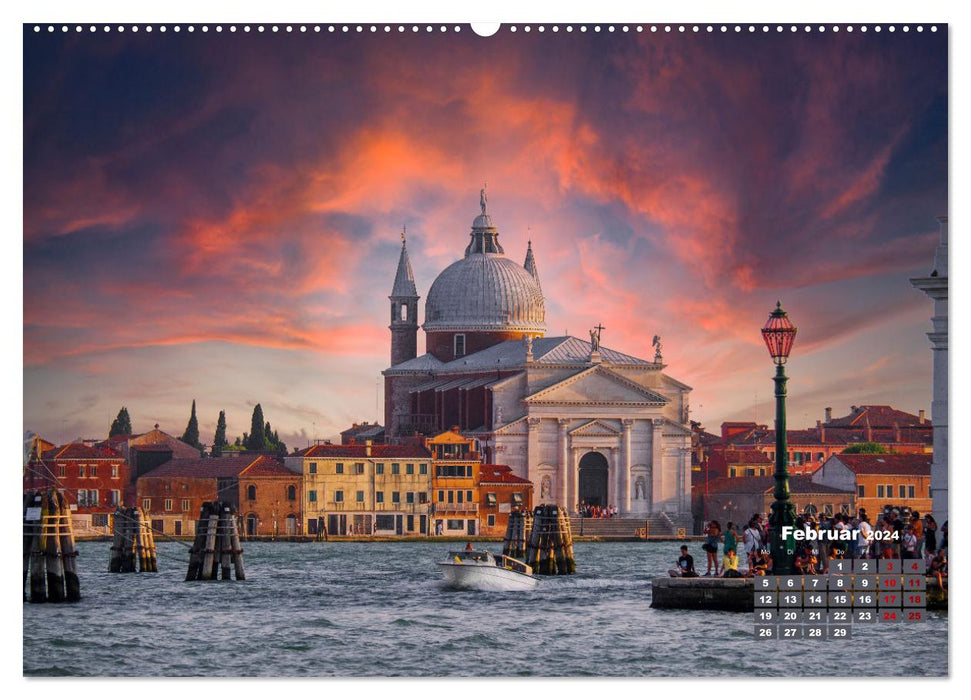 Italy, the country where the lemons bloom by VogtArt (CALVENDO Premium Wall Calendar 2024) 
