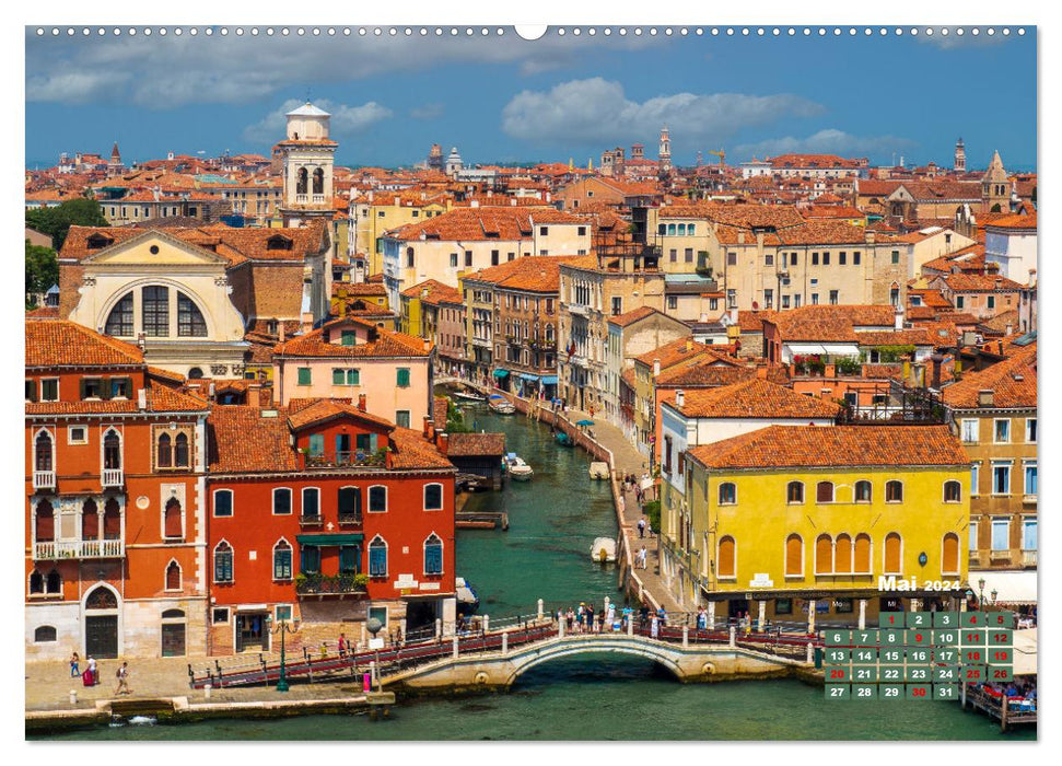 Italy, the country where the lemons bloom by VogtArt (CALVENDO Premium Wall Calendar 2024) 