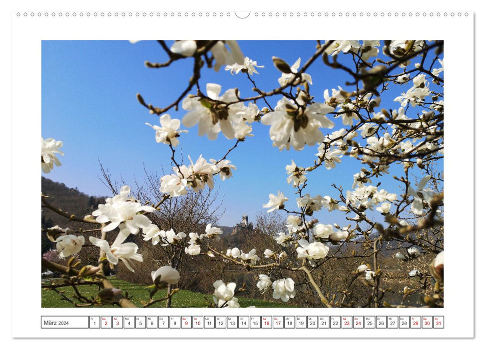 Die Mosel erwacht aus Ihrem Winterschlaf (CALVENDO Premium Wandkalender 2024)