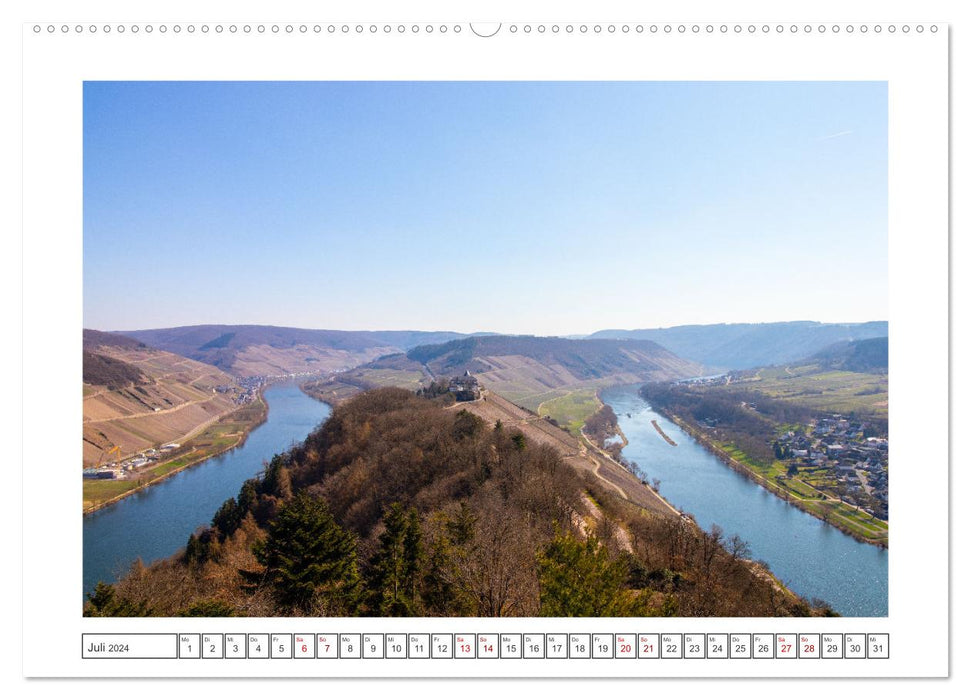 The Moselle awakens from its hibernation (CALVENDO Premium Wall Calendar 2024) 