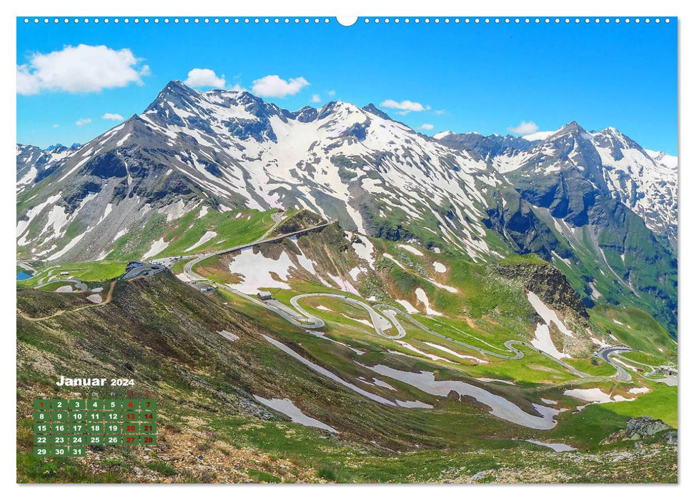 Großglockner beautiful mountains and wildlife (CALVENDO wall calendar 2024) 